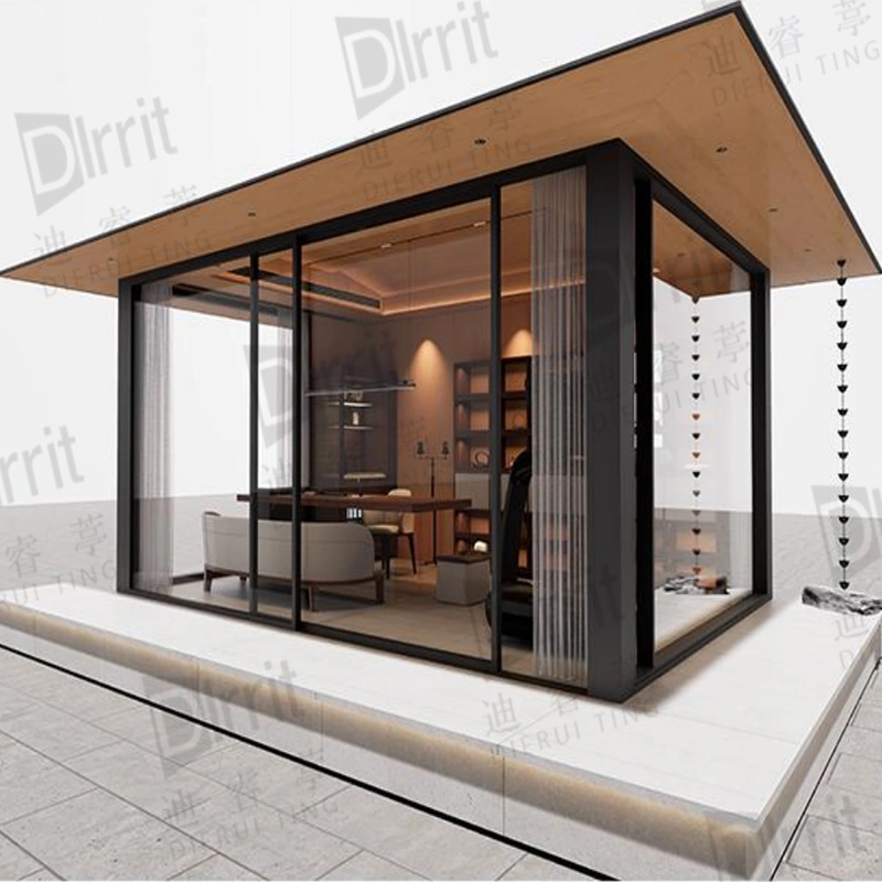 3.5×5m Modern Minimalist Pergola – Tranquil Courtyard
