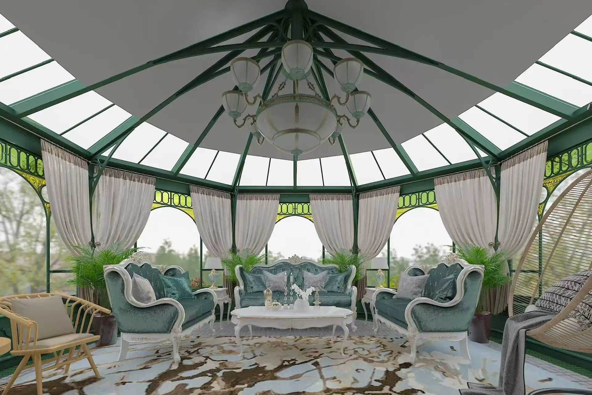 Bespoke European Domed Sunroom - View 1