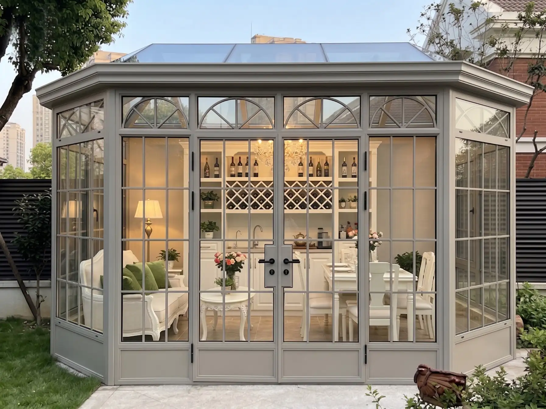 Bespoke European Domed Sunroom - View 3