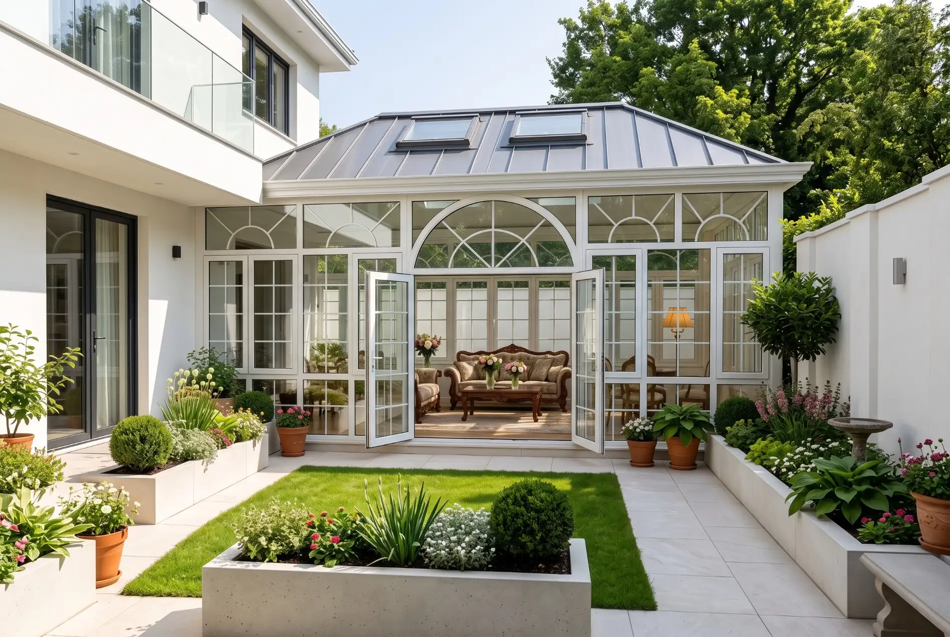 Bespoke European Domed Sunroom - View 7
