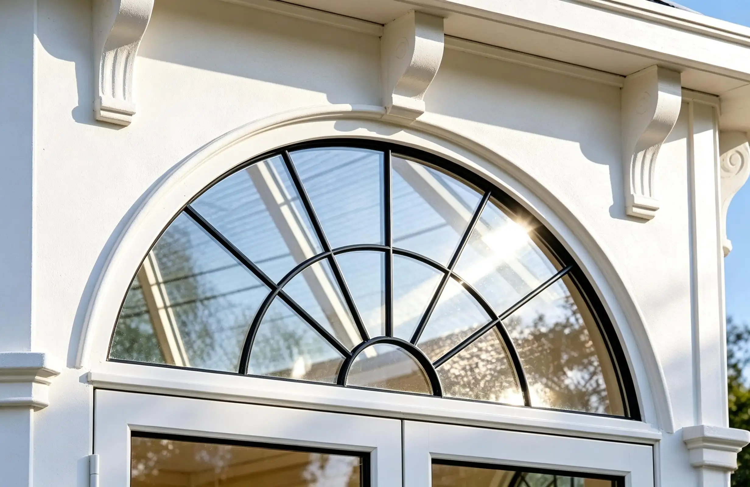 French Octagonal Sunroom with Painted Door - View 5